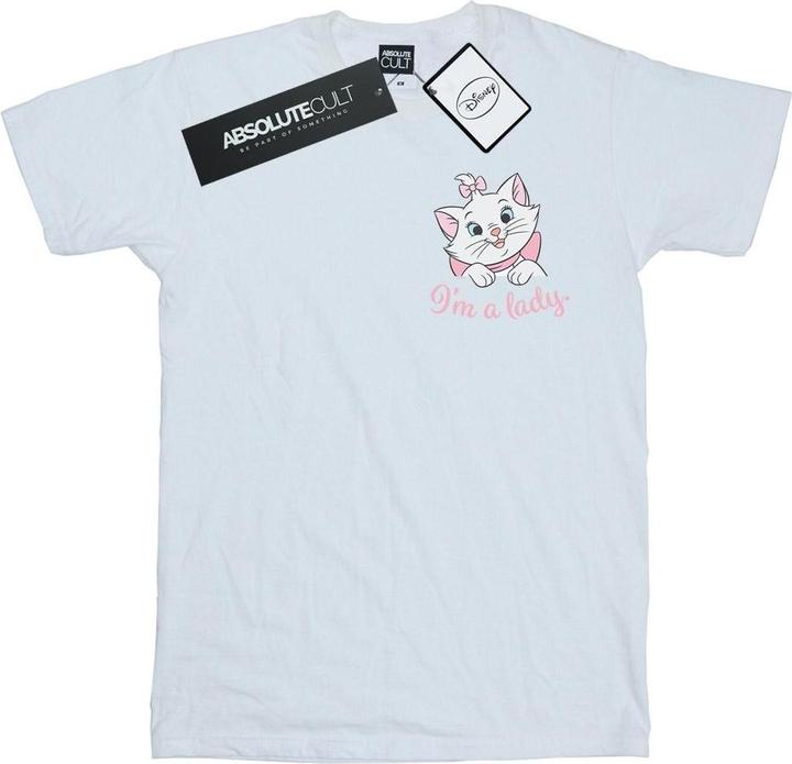 Disney Aristocats Marie I'm A Lady Breast Print TShirt