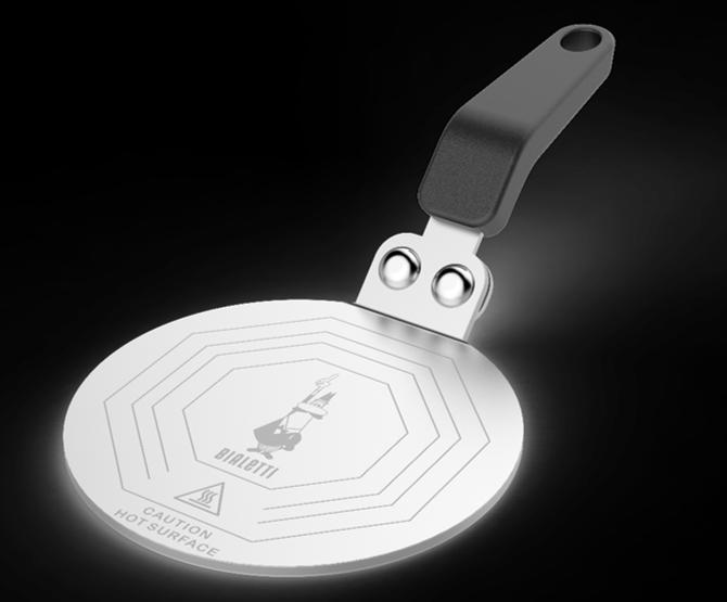 Actual product image Bialetti Induplate Adapter für Induktion (13 cm, Plastic, Metal)