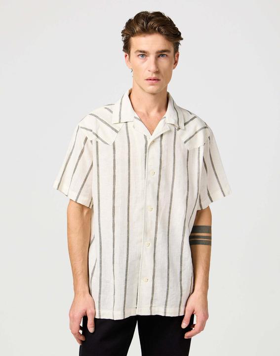 Wrangler Leinenhemd Ss W Resort Shirt (S)