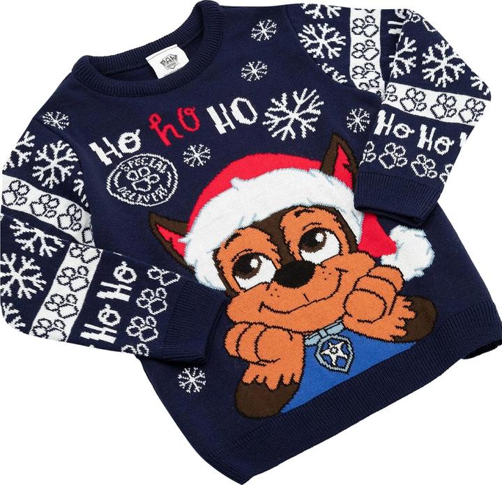 Immagine prodotto Paw Patrol Pull de Noël tricoté Bambini/Ragazzi Chase (116)
