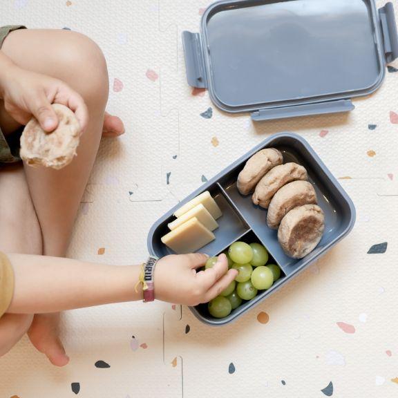 Actual product image 3 Sprouts Lunch Box - Blue - 22x14x6.5cm