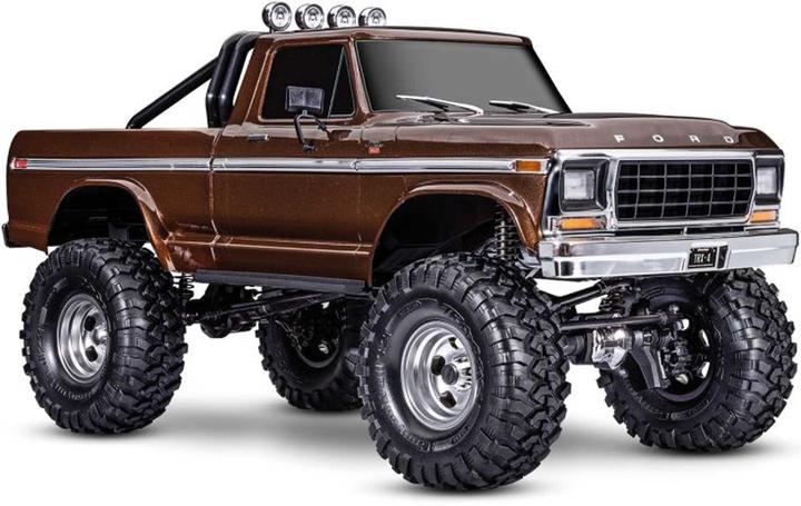 Traxxas TRX-4 79 Ford F150 High-Trail elettrico spazzolato Crawler 4WD 1:10 RTR Marrone (RTR pronto all'uso)