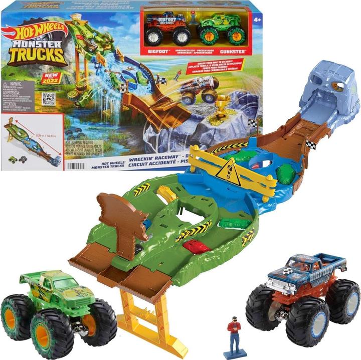 Produktbild Hot Wheels Monster Trucks Wettkampf Rennstrecke