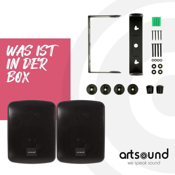 Actual product image Artsound ASW45.2 B Luidsprekers - 1 pair (Active)