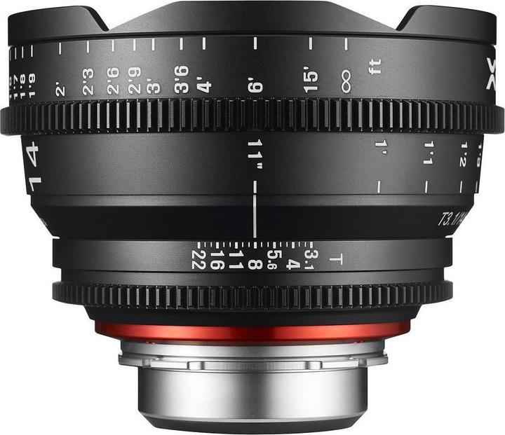 Produktbild Samyang XEEN 14mm T3.1 FF Cine Canon (Canon EF, Vollformat, APS-C / DX)