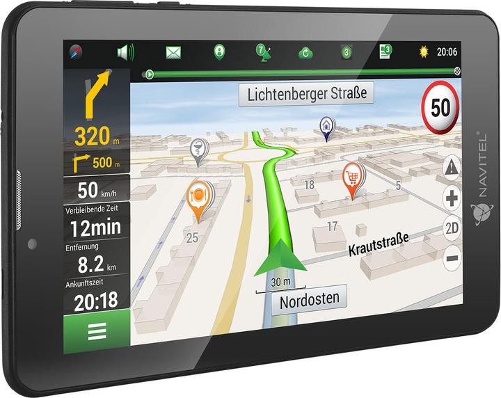 Produktbild Navitel T700 Tablet (7 Zoll) Mediatek (3G, 7", 16 GB, Schwarz)