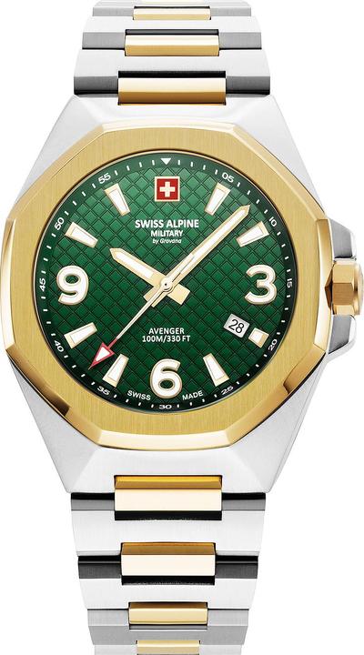 Immagine prodotto Swiss Alpine Military 7005.1144 Orologio Avenger Uomo 42mm 10ATM (Fatto in Svizzera, 42 mm)