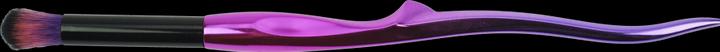 Eyeshadow brush "Pink/ Black", fine synthetic hair (Concealer)