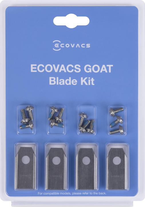 Productafbeelding Ecovacs GOAT GOAT messenset MBK120001 Voor GOAT G1 robotmaaier, mes met schroef, 12 stuks (Automatische maaier, Maaimachine messen + vervangingsmessen tuinmachines)