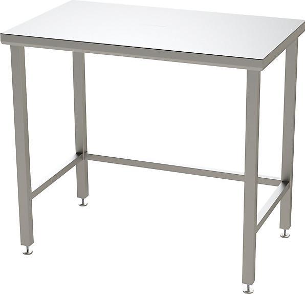 Produktbild kaiserkraft Reinraumtisch mit glatter Arbeitsplatte (100 cm, 80 cm)