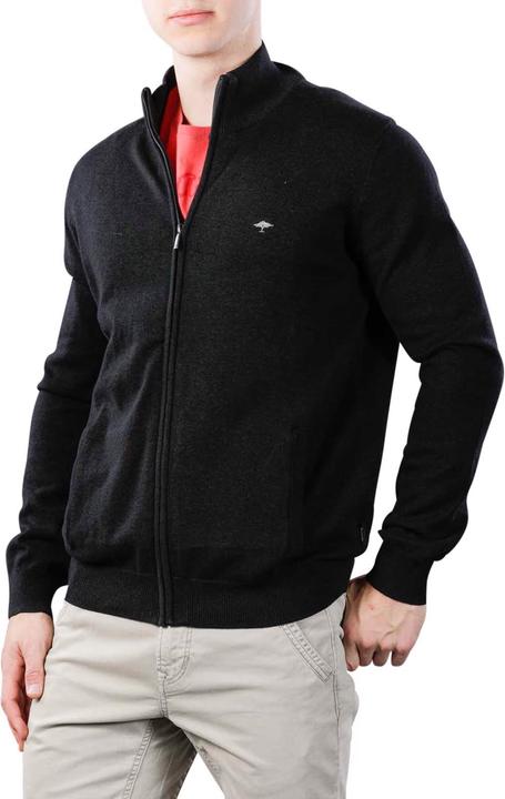 Produktbild Fynch-Hatton Cardigan-Zip Sweater charcoal (4XL)