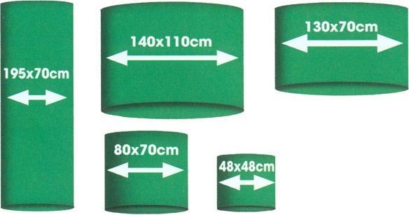 Actual product image AKS Zielonka aks sliding and spiral hooks 140x110cm (Lavatory)