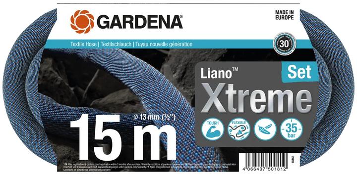 Productafbeelding Gardena Textielslang Liano Xtreme 1/2, 15 m set (15 m, 12.70 mm)