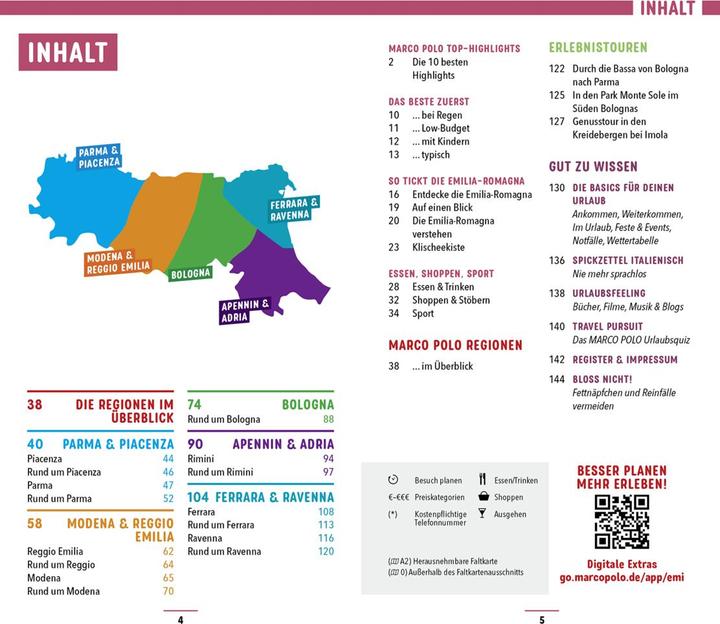 Produktbild Reiseführer Emilia-Romagna, Bologna, Parma, Ravenna (Deutsch, Sabine Oberpriller, Bettina Dürr, 2022)