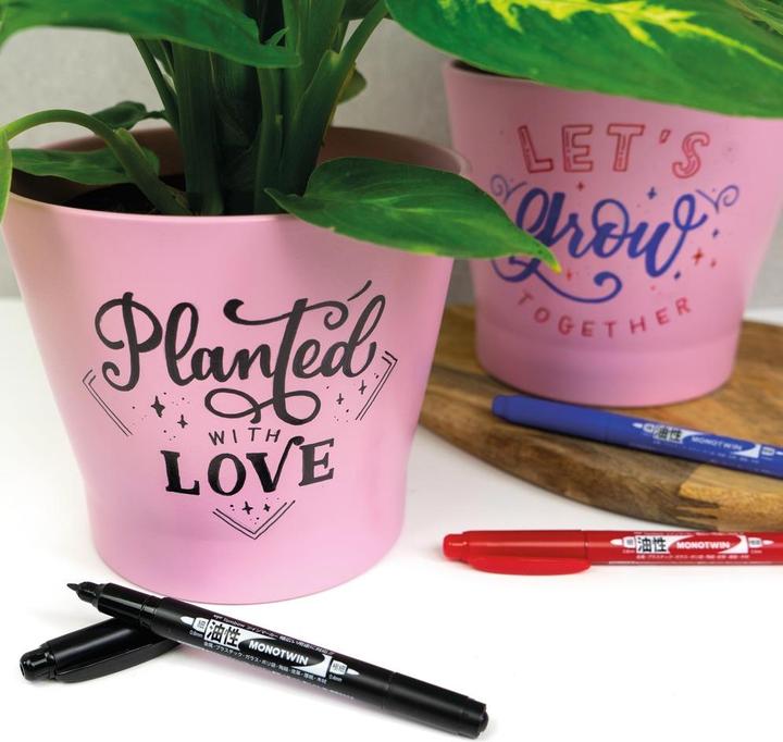 Produktbild Tombow Permanent-Marker MONO twin Blau (Blau, 0.80 mm, 1 x)