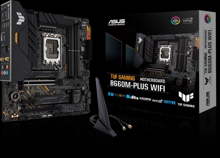 Produktbild ASUS TUF GAMING B660M-PLUS (LGA 1700, Intel B660, mATX)