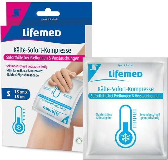 Lifemed Kälte Sofort-Kompresse 15 x 13 cm weiss (1 x)
