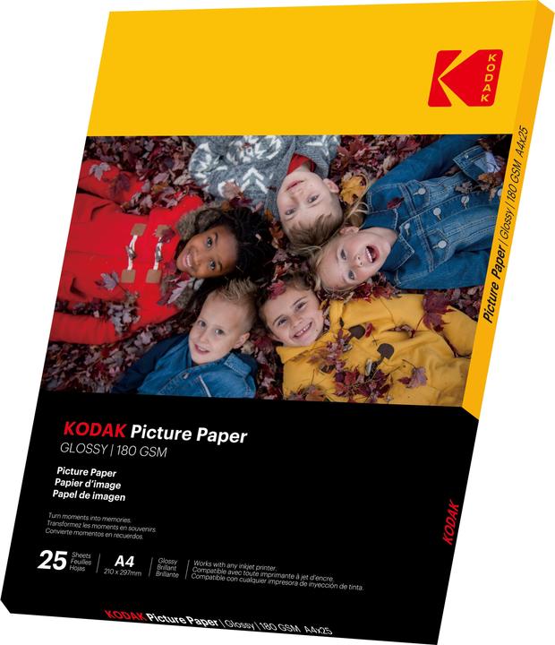 Produktbild Kodak Fotopapier (180 g/m², A4, 25 x)