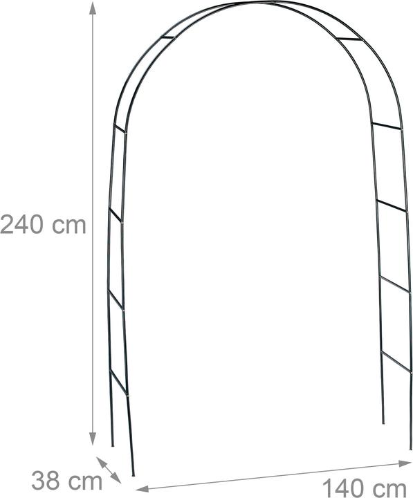 Actual product image Relaxdays Archway trellis (38 cm, 140 cm)
