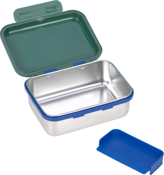 Image du produit Lässig Edelstahl Lunchbox Little Gang Regenbogen grün