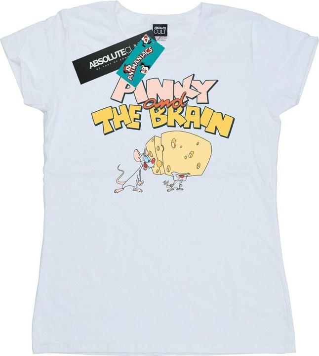 Universal Textiles Pinky And The Brain Cheese Head TShirt (M)