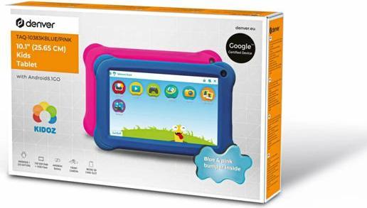 Image du produit Denver Taq-10383K (WLAN uniquement, 10.10", 16 Go, Pink, Bleu)