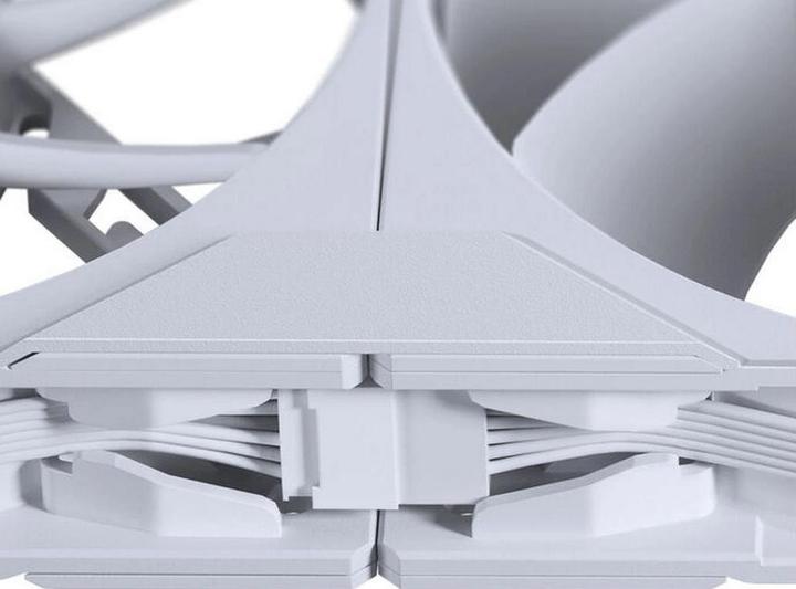 Actual product image Phanteks M25 Gen2 PWM D-RGB fan - reverse blade, 120mm, white (120 mm)