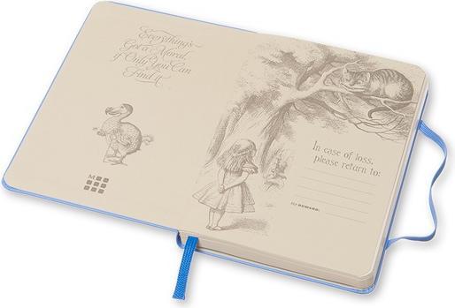 Actual product image Moleskine Notebook Alice blank (A6, Plain, Hardcover)