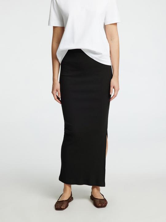 Actual product image Selected Femme Rippmuster Baumwoll Maxirock (L)