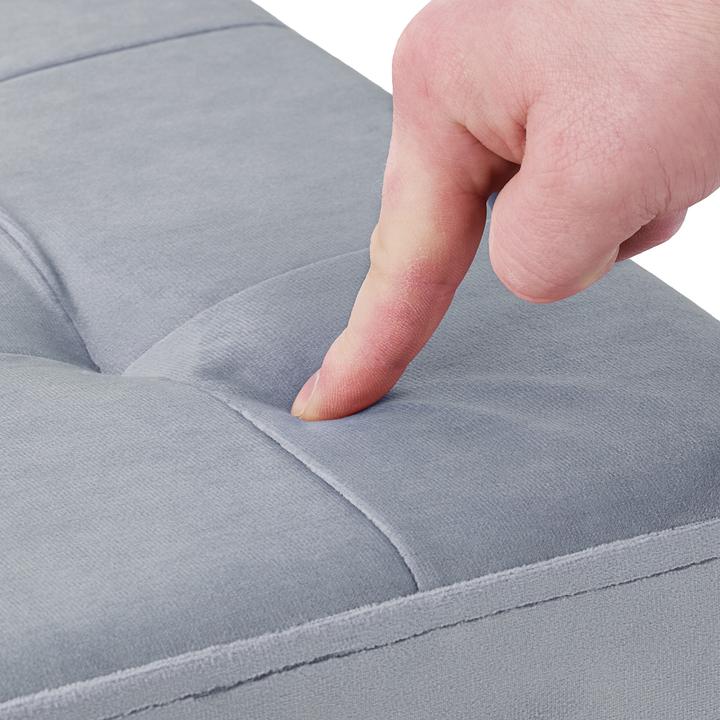 Actual product image Relaxdays Storage Ottoman