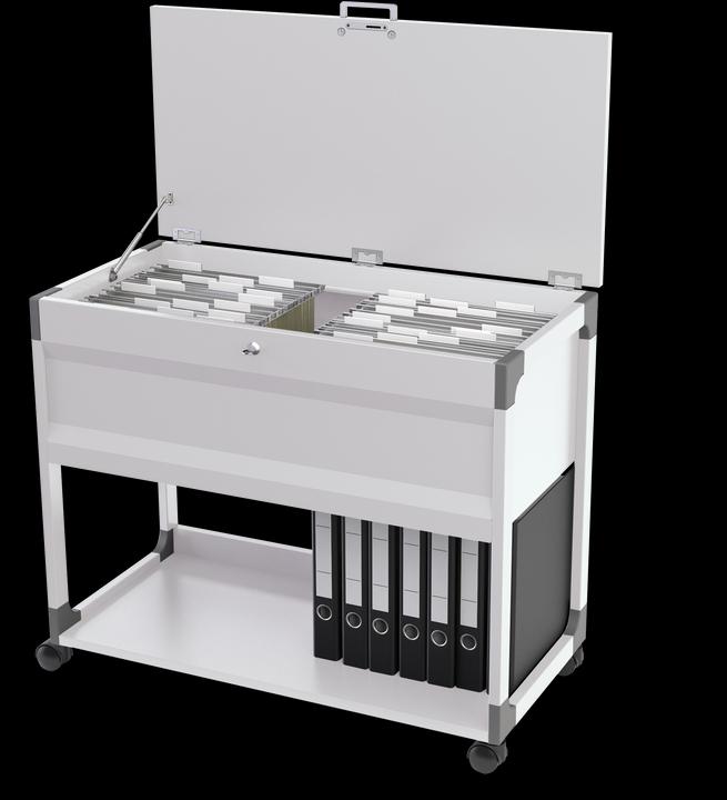 Produktbild Durable Hängemappenwagen mit Deckel (87 x 73 x 43 cm)