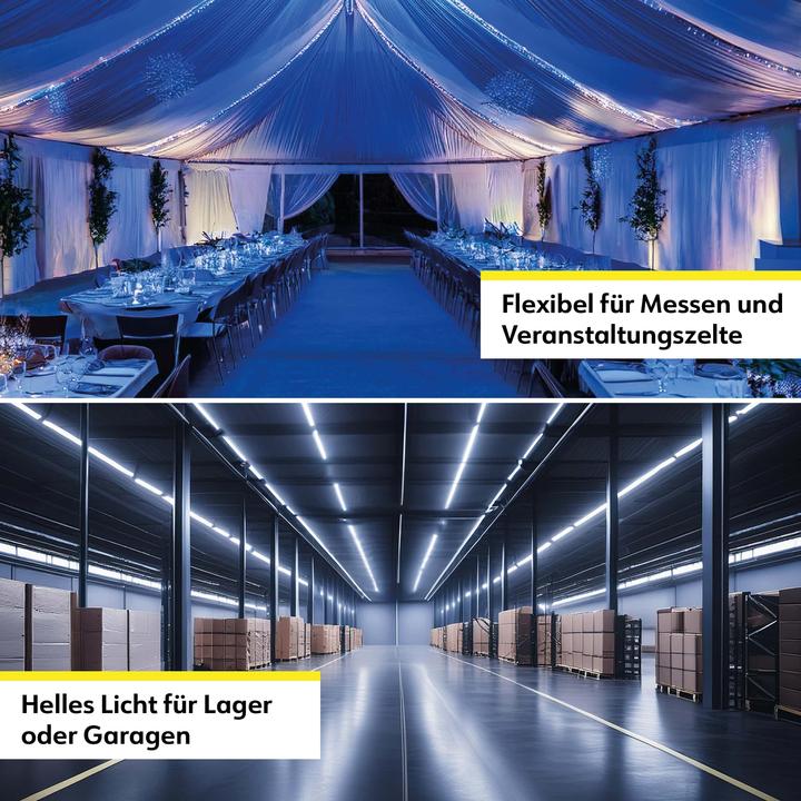 Actual product image Müller Licht MÜLLER-LICHT LED Power Stripe 21600028, 25m, 10W, 1000lm, 6500K (Daylight, 2500 cm, Outdoor, Indoor)
