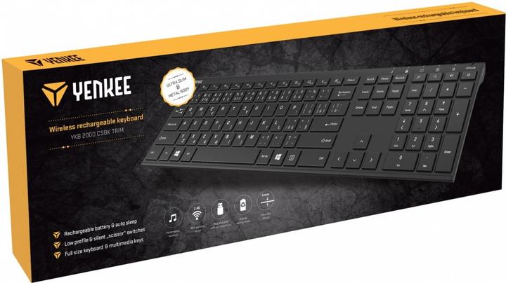Image du produit Yenkee Clavier sans fil YKB 2000 CSBK (ING. Int., Sans fil)