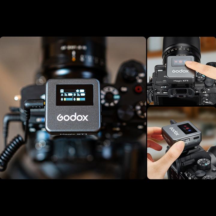 Produktbild Godox 2,4 GHz Zweikanal-Drahtlosmikrofonsystem mit Kugelcharakteristik