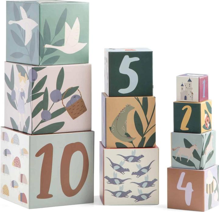 Image du produit Sebra Blocs empilables, 10 pcs, Pixie/Dragon, FSC Mix