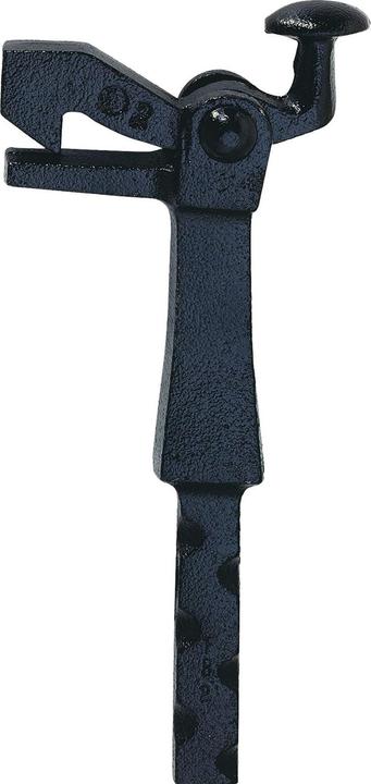 Actual product image Kws Gate stop 1301/1303/1305 Malleable cast iron black 105 mm 15x13 mm (1 Piece)