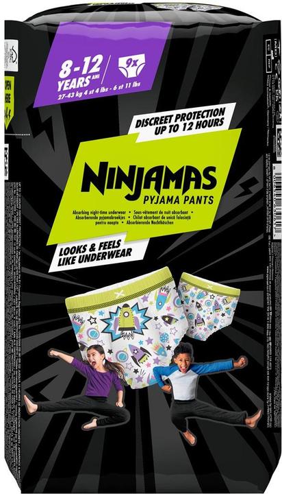 Actual product image Pampers Ninjamas (Size L, Pack, 9 Piece)