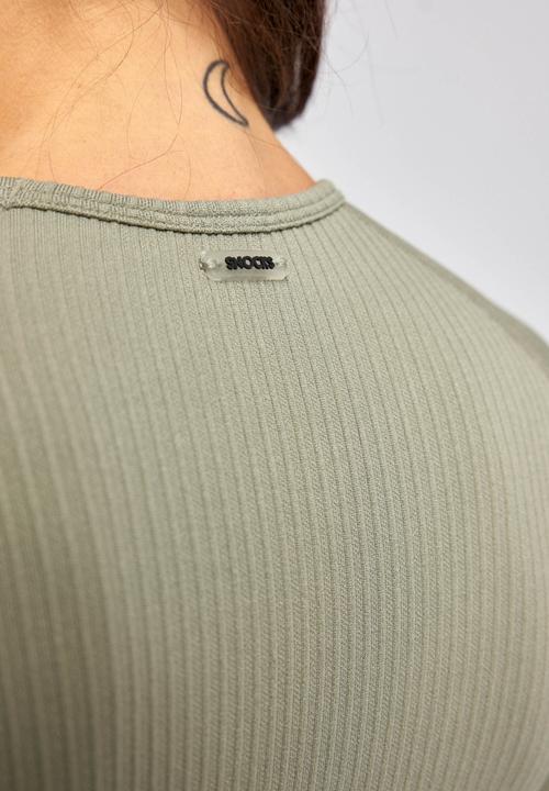 Produktbild Snocks Geripptes Sportshirt langarm Damen (L)