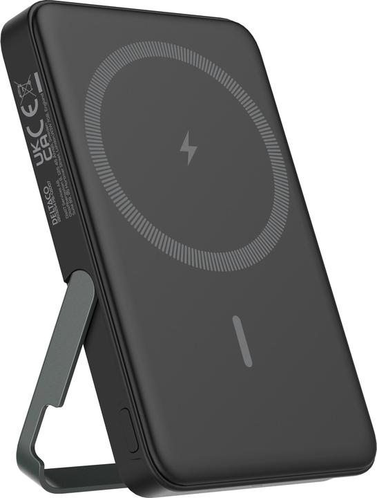 Actual product image Deltaco Power Bank - 5000 mAh Powerbank - Sort - 5000 mAh (5000 mAh, 20 W, 19250 Wh)