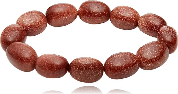 Immagine prodotto Leyda Bracciale in pietra arenaria (19 cm, Pietra colorata)