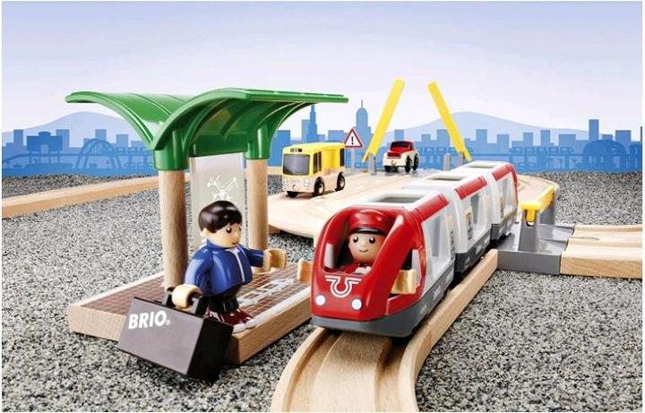 Produktbild Brio Set Strassen und Schienen Reisezug