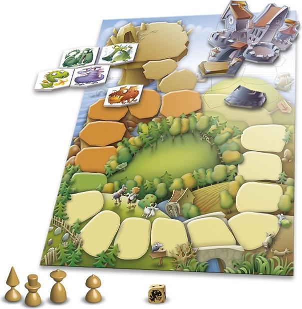 Actual product image Logis LGI10004 - Drago-Tuku, Board Game, for 2-4 Players, from 5 Years (English)