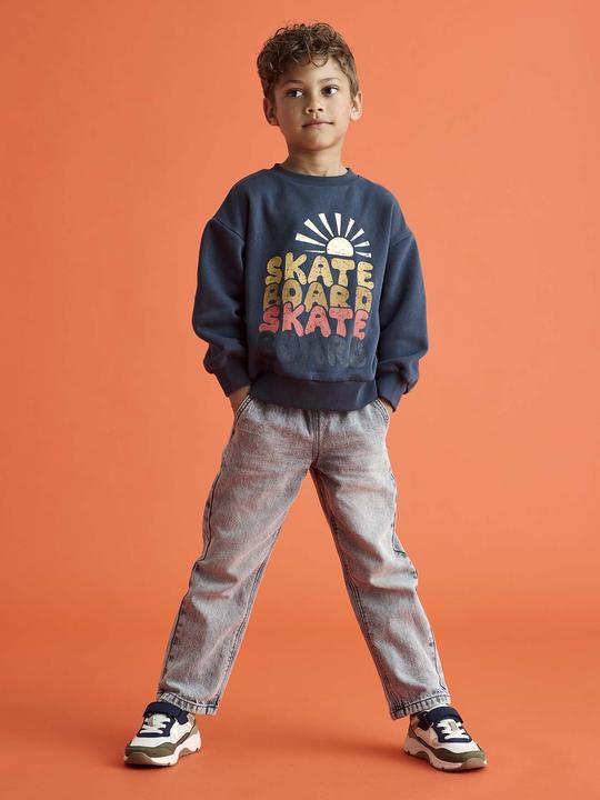 Actual product image Vertbaudet Weite Jungen Jeans mit Dehnbund, Bundweite verstellbar (98)