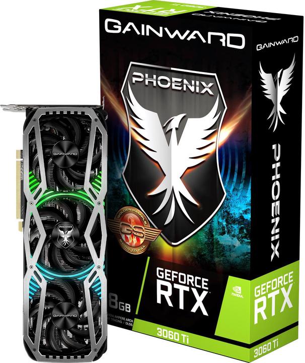 Produktbild Gainward Grafikkarte GeForce RTX3060 Ti Phoenix GS 8 GB (8 GB)