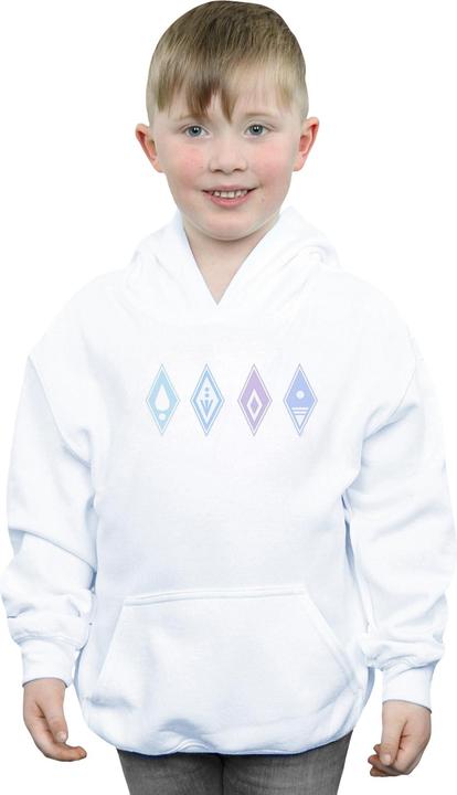 Immagine prodotto Disney Frozen 2 Elements Symbols Felpa con Cappuccio Ragazzi (140, 146)