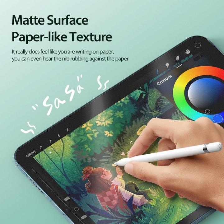 Actual product image Dux Ducis Naad Paperfeel protective film iPad Air 4/5 / iPad Pro 11 - Black (1 Piece, iPad Pro 11 2022 (4th Gen), iPad Pro 11 2020 (2. Gen), iPad Pro 11 2018 (1. Gen), IPad Pro 11)
