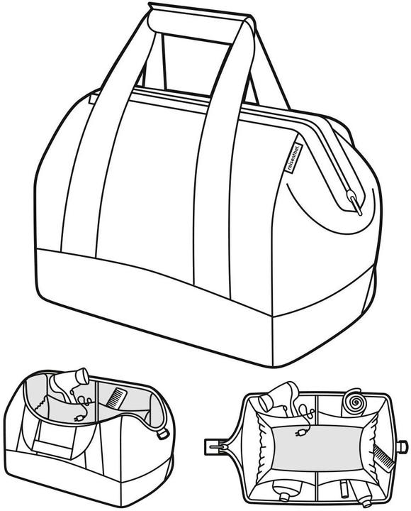 Actual product image reisenthel Shoulder Bag Allrounder M Op Art