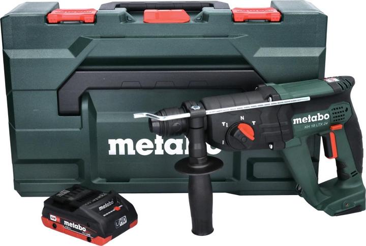 Actual product image Metabo KH 18 LTX 24 Battery combi hammer 18 V 2.1 J SDS plus + 1x rechargeable battery 4.0 Ah + metaBOX - (Rechargeable battery operated)