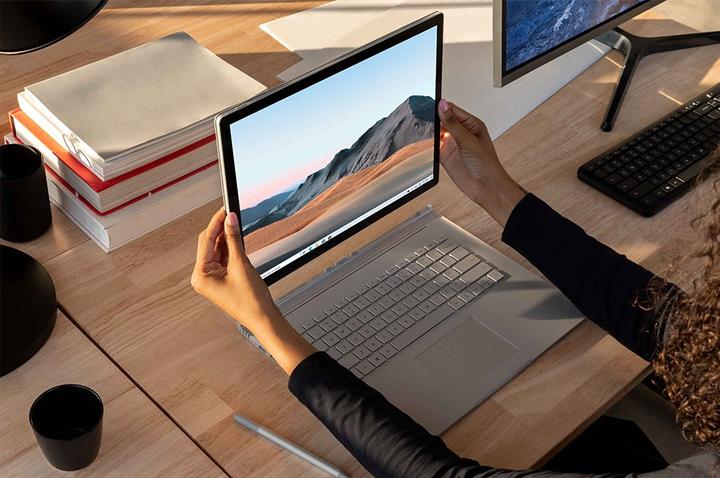 Actual product image Microsoft Surface Book 3 (13.50", Intel Core i7-1065G7, 32 GB, 512 GB, DE)