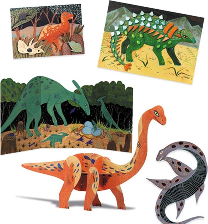 Image du produit Djeco Ensemble créatif dinosaures